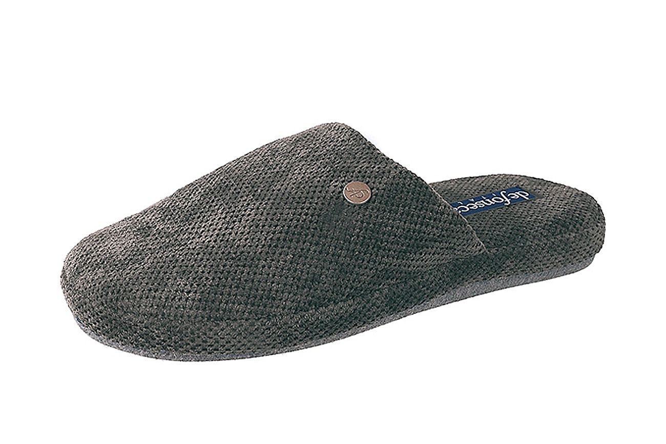 

Тапочки мужские de fonseca ROMA TOP I M856R2 серые 42-43 RU, Серый, ROMA TOP I M856R2