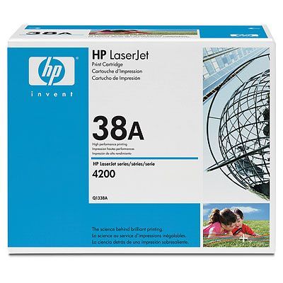 Картридж для лазерного принтера HP 38A (Q1338A) черный, оригинал