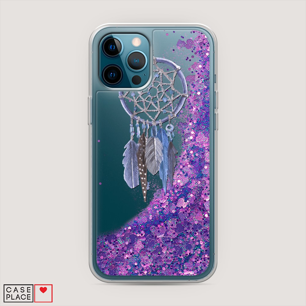 

Чехол Awog на Apple iPhone 12 Pro Max / Айфон 12 Pro Max "Синий ловец снов акварель", Разноцветный, 12792-1