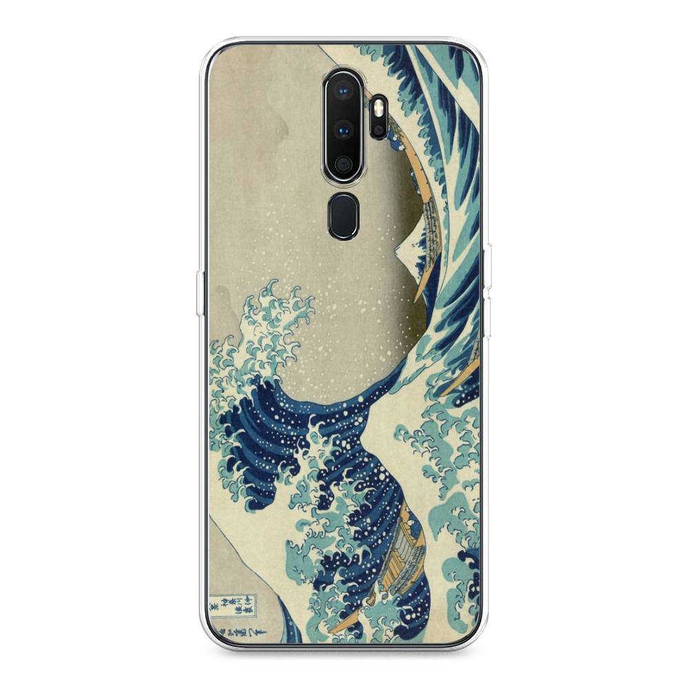 

Чехол Awog на Oppo A5/A9 2020 "Большая волна в Канагаве", Разноцветный, 251350-9