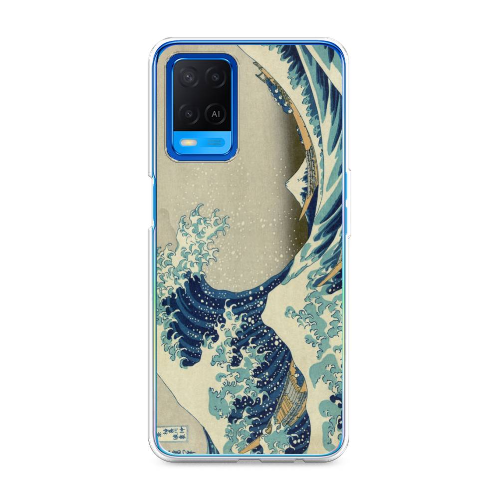 

Чехол Awog на Oppo A54 "Большая волна в Канагаве", Разноцветный, 256150-9