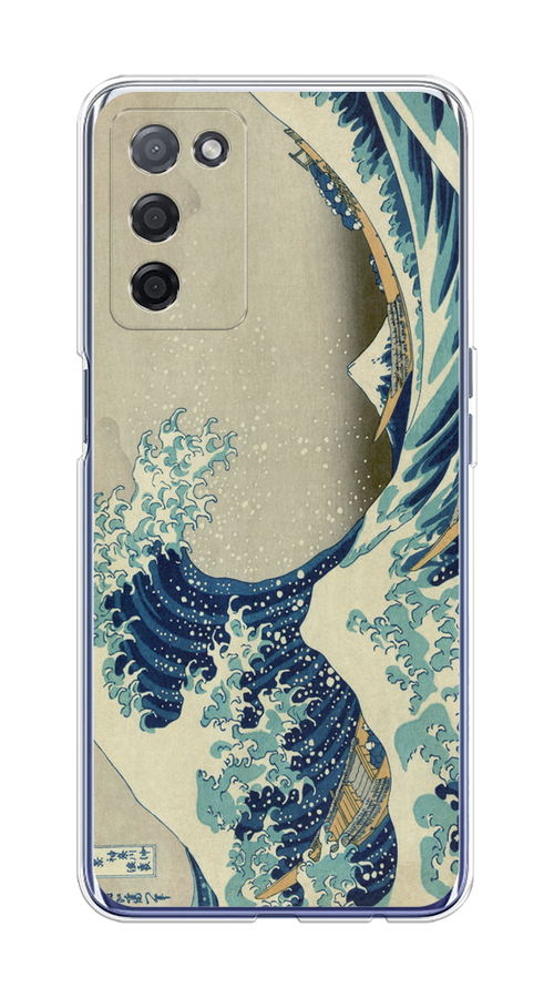 

Чехол Awog на Oppo A55 5G "Большая волна в Канагаве", Разноцветный, 256250-9