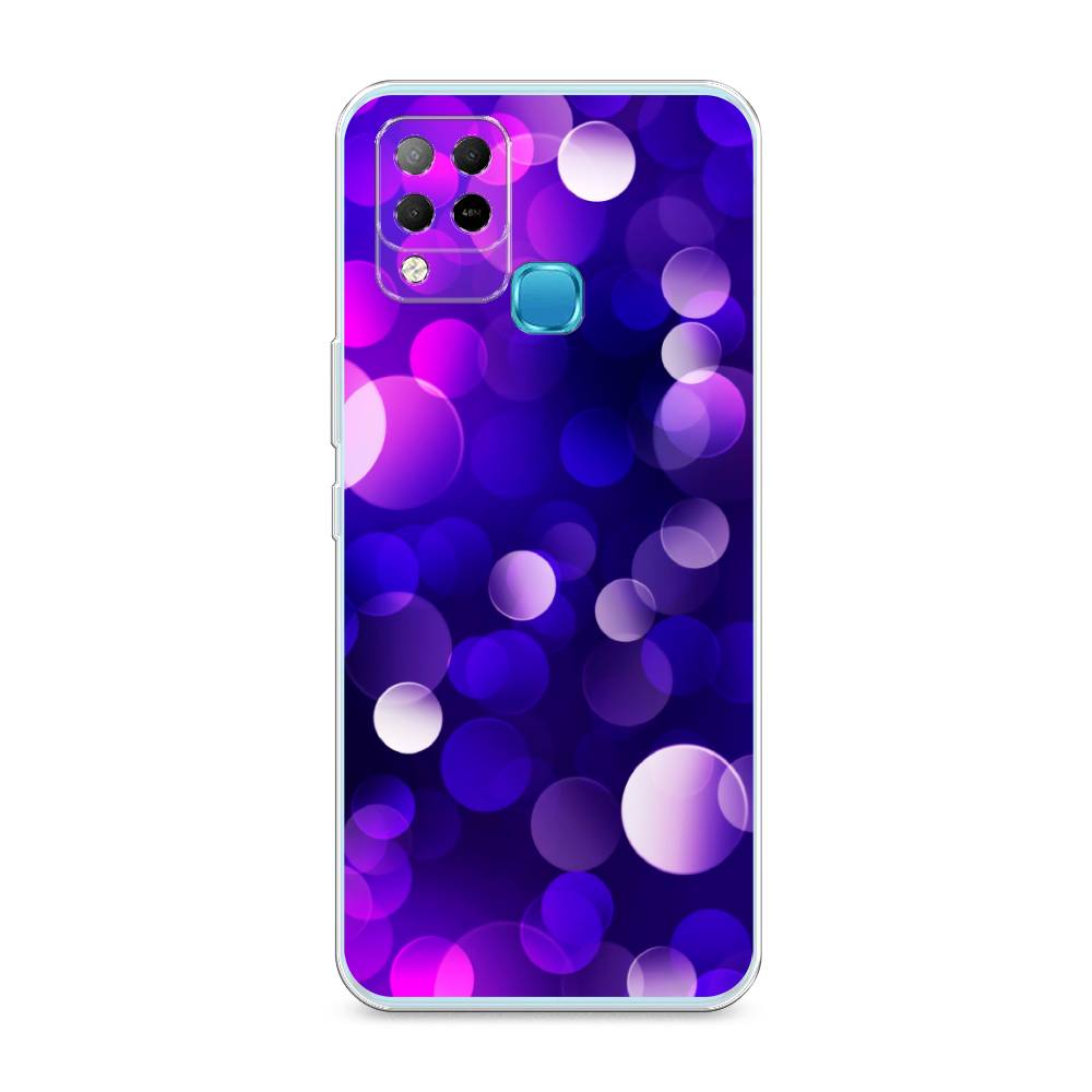 

Чехол на Infinix HOT 10S "Абстракция 27", Фиолетовый, 3100250-3