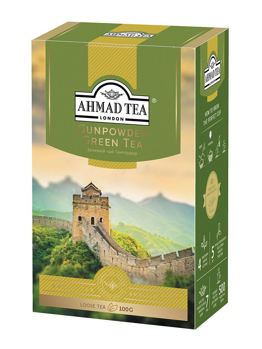 Зеленый чай Ahmad Tea Gunpowder 100 гр