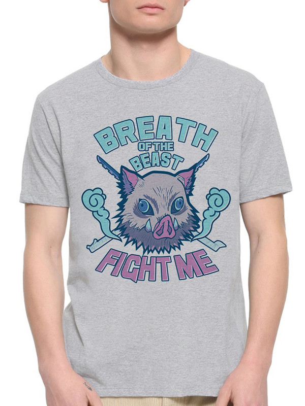 

Футболка мужская DreamShirts Studio серая M, Серый, Клинок, рассекающий демонов / Demon Slayer / Аниме /