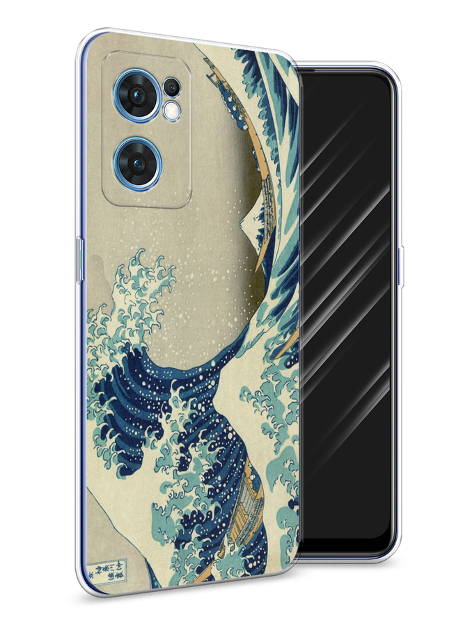 

Чехол Awog на Oppo Find X5 Lite "Большая волна в Канагаве", Разноцветный, 259850-9