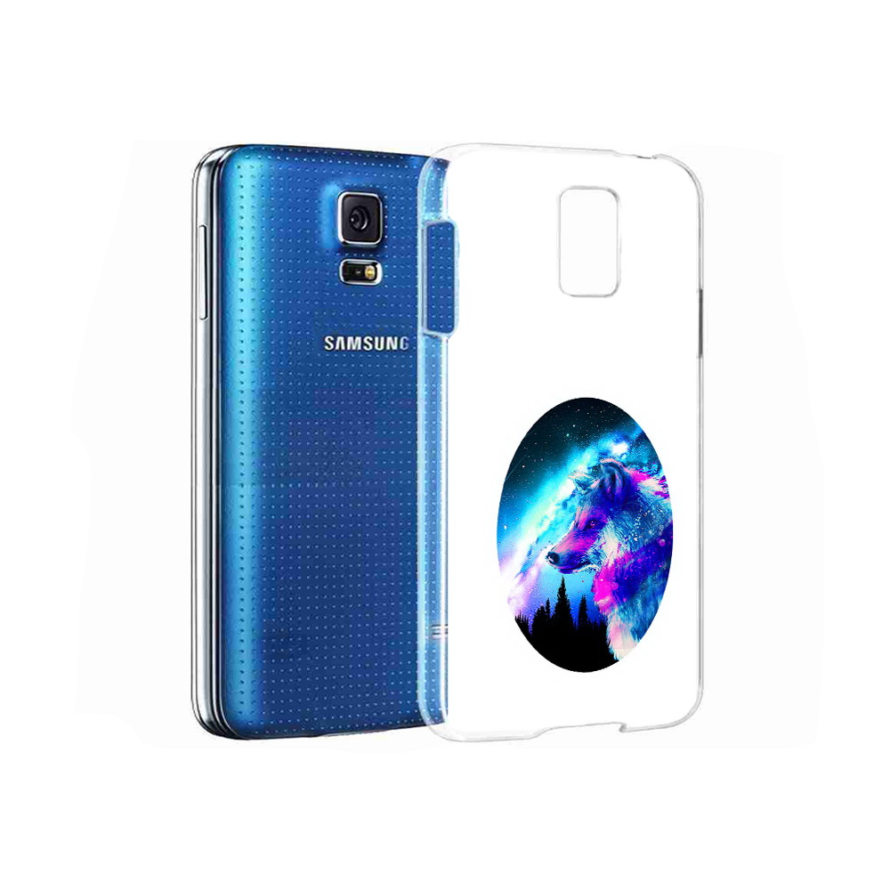 

Чехол MyPads Tocco для Samsung Galaxy S5 голубой волк (PT12196.512.293), Прозрачный, Tocco