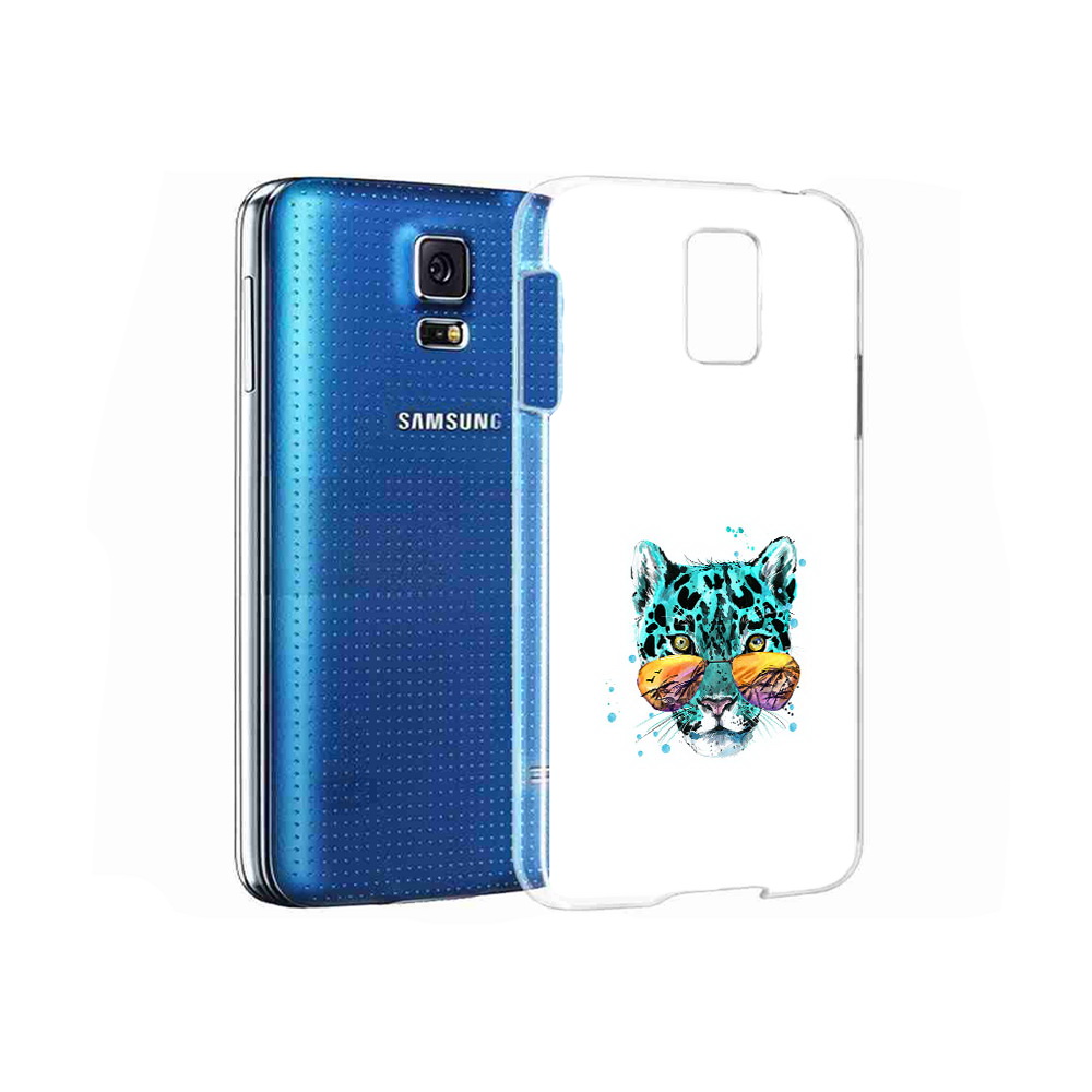 

Чехол MyPads Tocco для Samsung Galaxy S5 голубой лео (PT12196.512.294), Прозрачный, Tocco