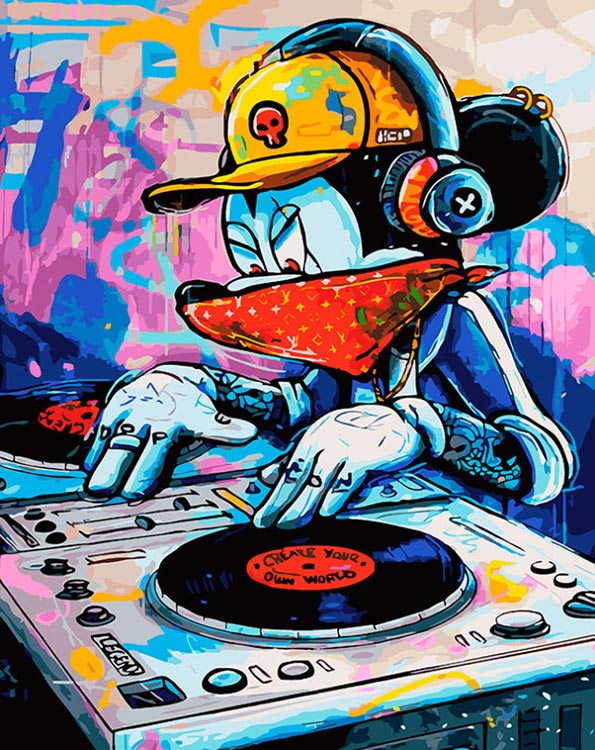 

Картина по номерам Белоснежка Dj Микки
