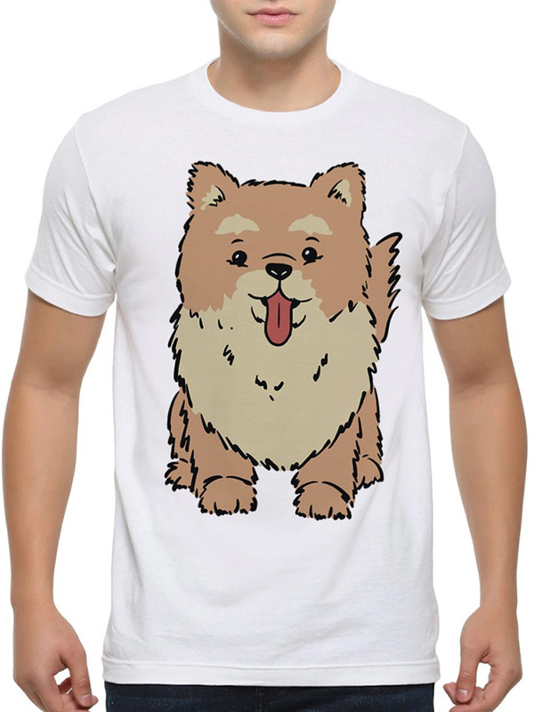 

Футболка мужская DreamShirts Studio Померанский шпиц / Собака / с собакой / белая XS, Белый, Померанский шпиц / Собака / с собакой /