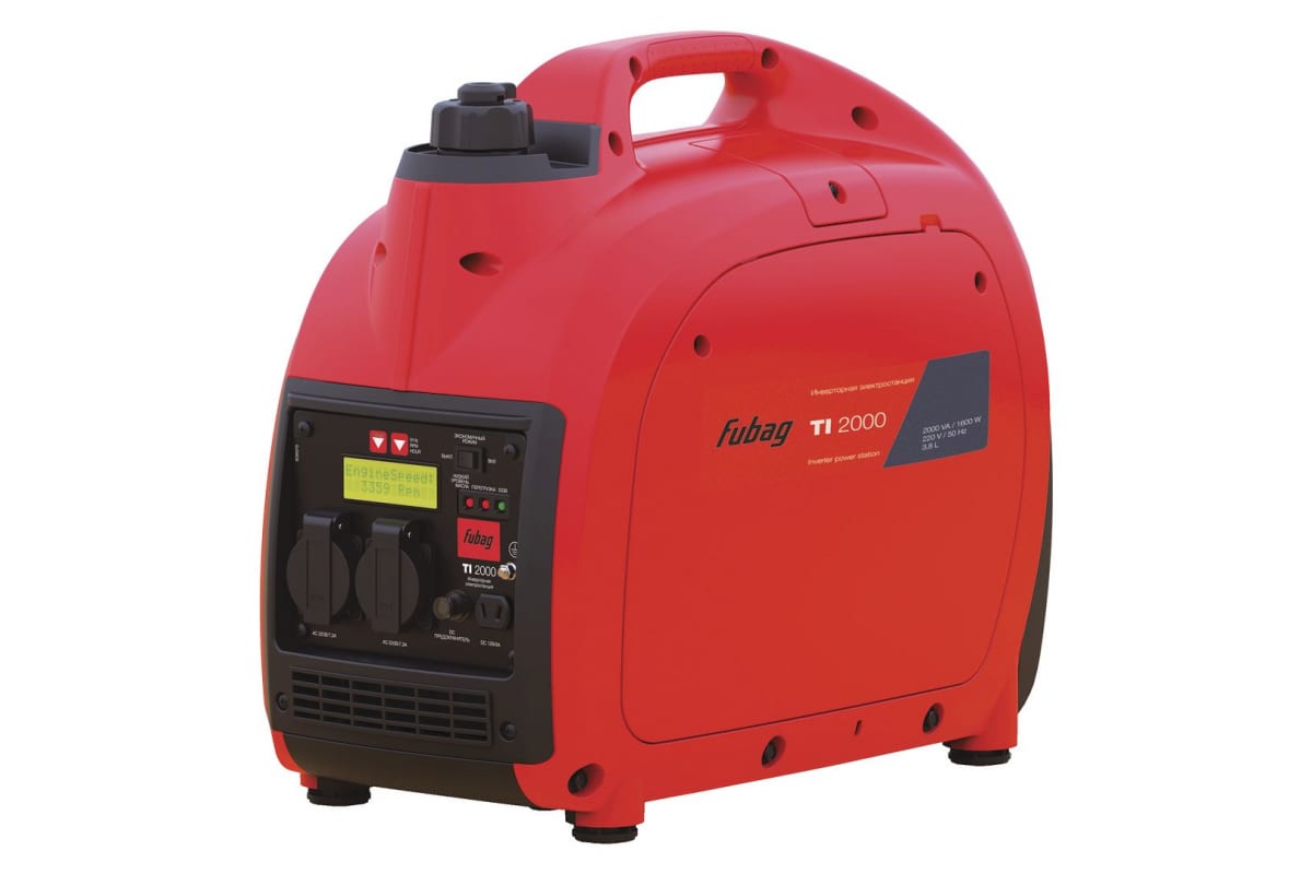 Цифровой инверторный генератор FUBAG TI 2000 (мощность 2 кВа, 230 В), 641790