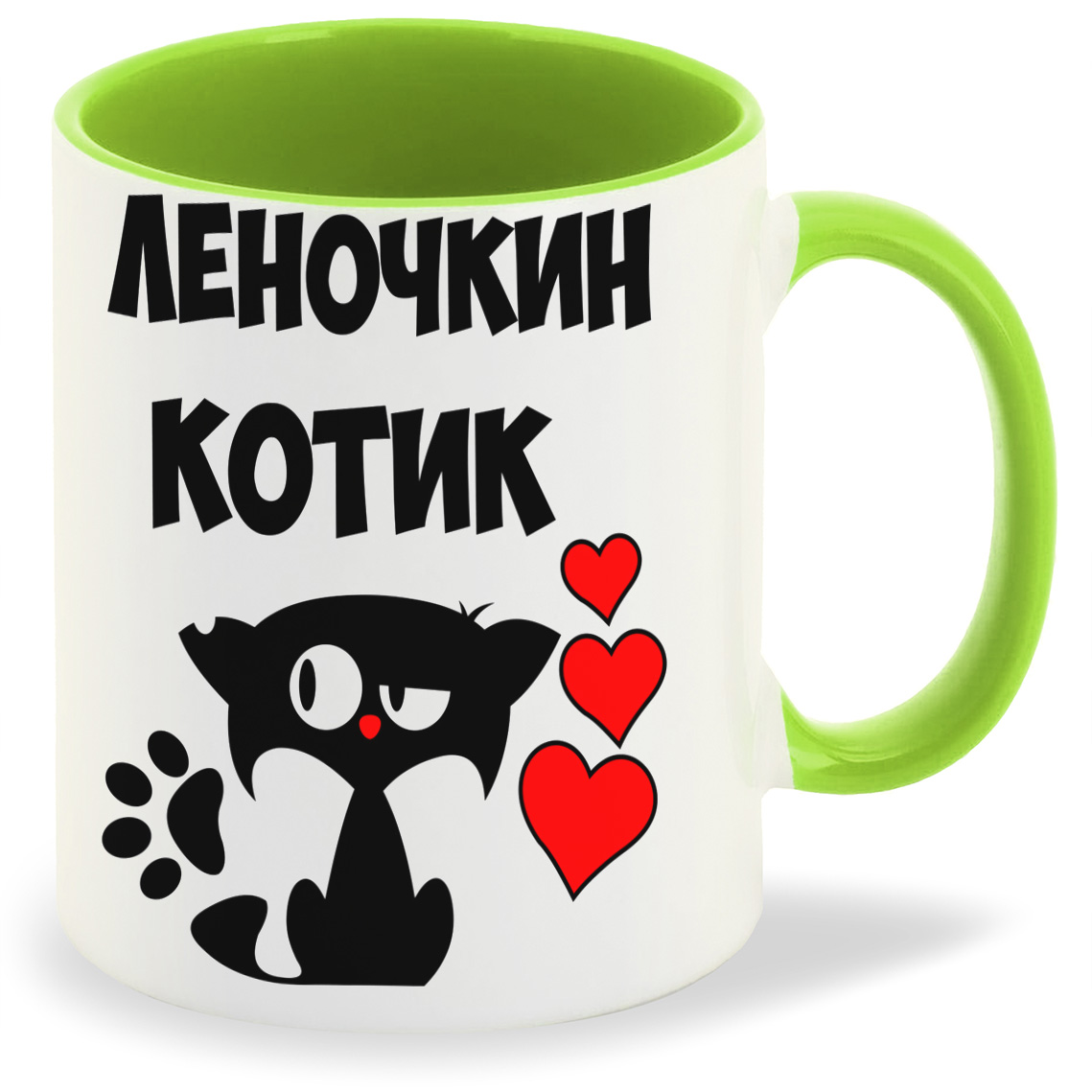 

Кружка CoolPodarok Леночкин котик, Леночкин котик