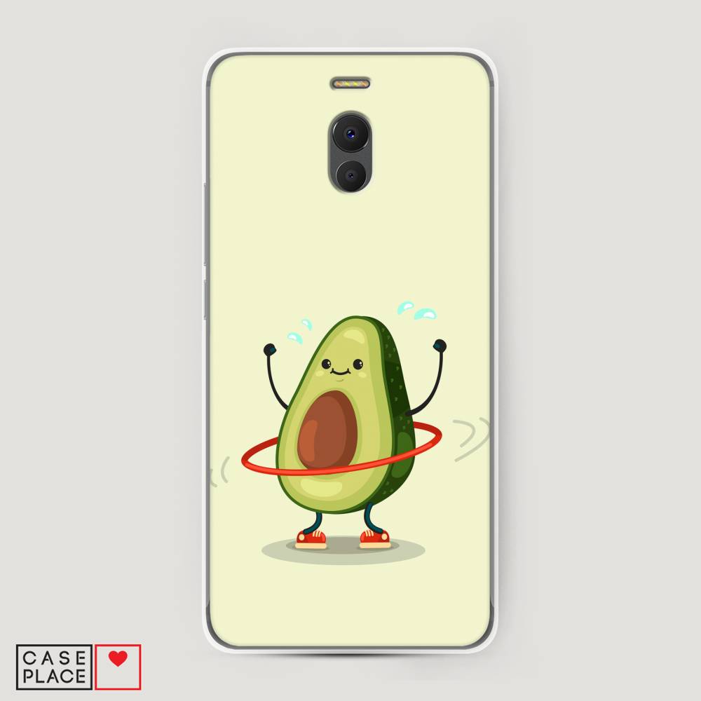 

Чехол Awog на Meizu M6 Note "Авокадо с обручем", Бежевый, 72150-10