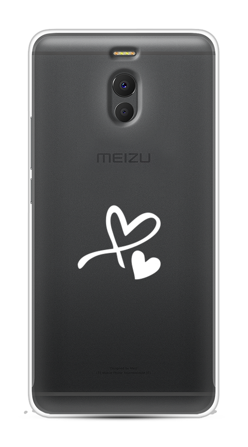 

Чехол Awog на Meizu M6 Note "Сердечко минимализм", Белый, 72150-6