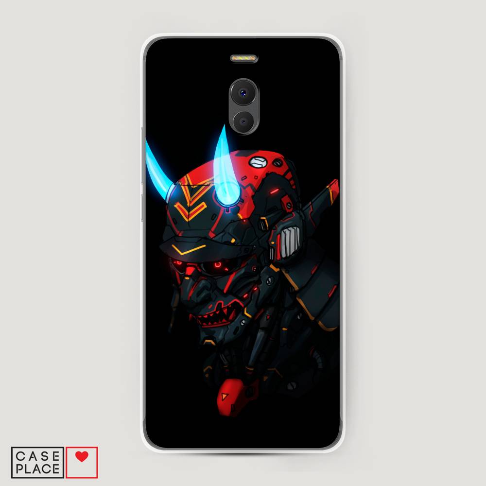 фото Чехол awog "неоновый самурай" для meizu m6 note