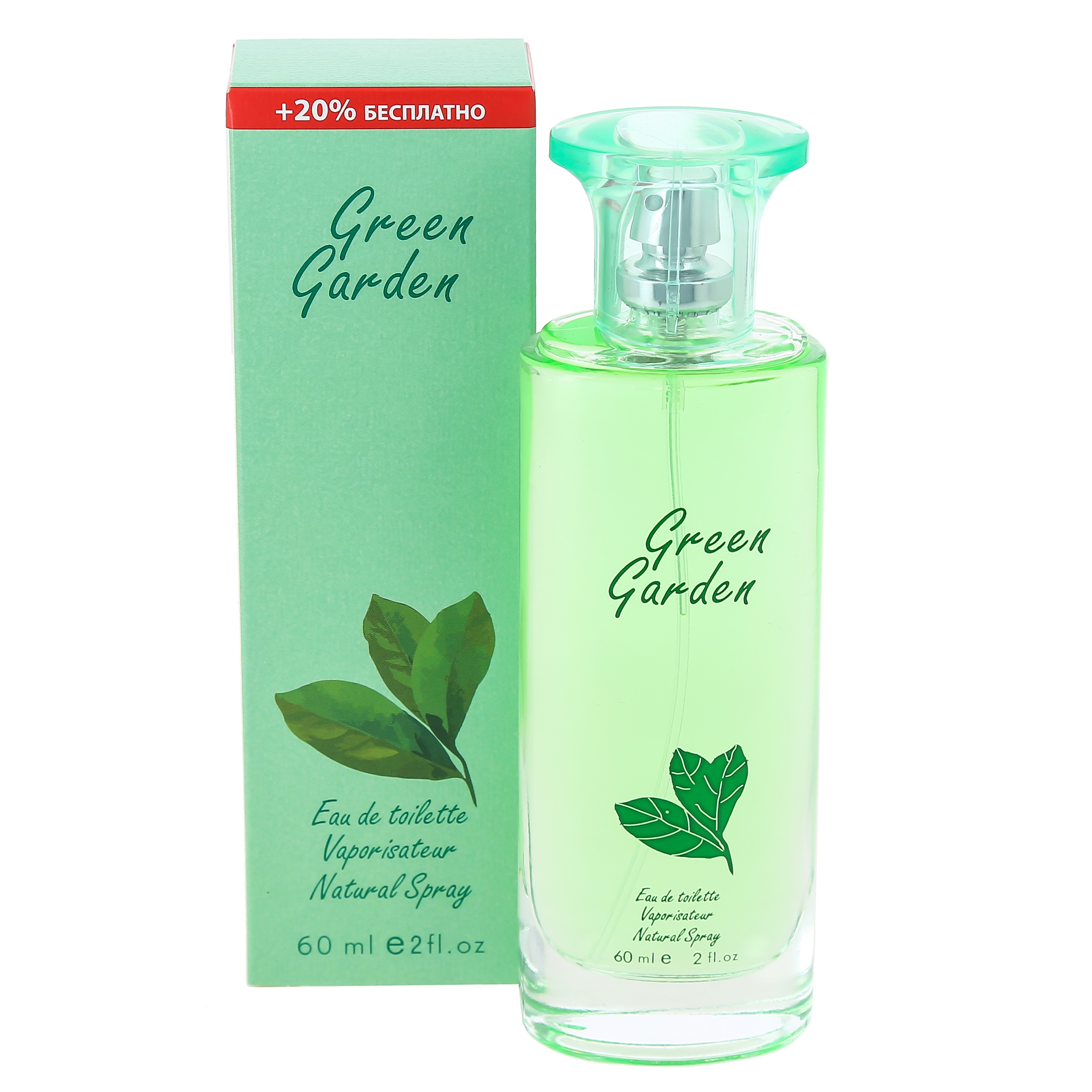 Туалетная вода женская GREEN GARDEN (Green Tea), KPK parfum, 60 мл тени для век eyeshadow sha37 37 1 шт pearly green жемчужно зеленый