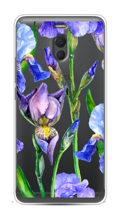 

Чехол Awog на Meizu M6 Note "Синие ирисы", Фиолетовый;голубой;зеленый, 72150-8