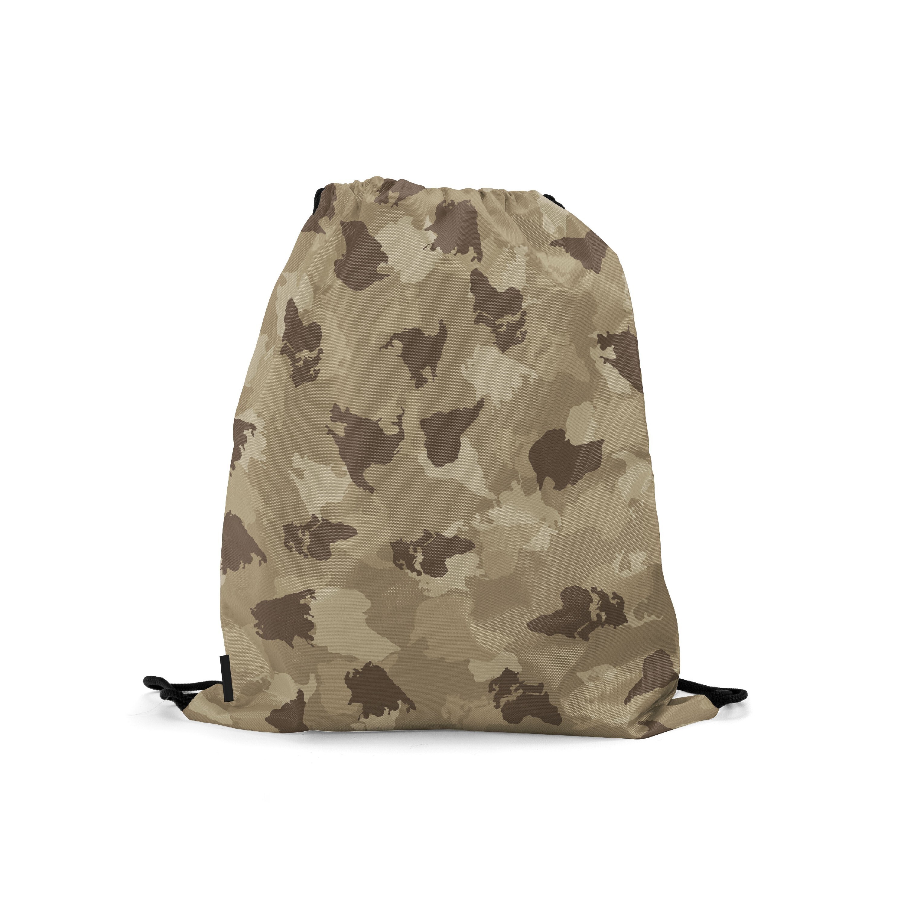 

Мешок-рюкзак для сменной обуви Burnettie CamouflagePattern12, Бежевый
