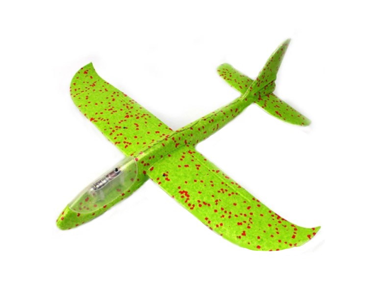 Планер-самолет метательный 48см, арт. F1803 планер метательный art tech kd177958 green