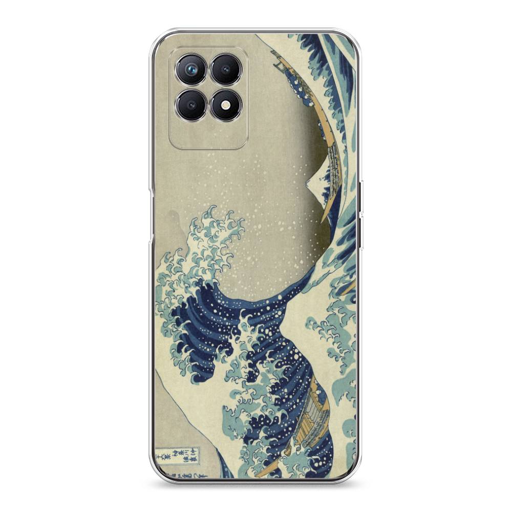 

Чехол Awog на Realme 8i "Большая волна в Канагаве", Разноцветный, 257350-9