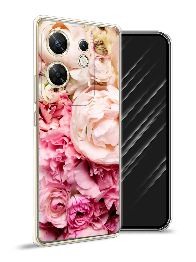 

Чехол Awog на Infinix Zero 30 4G "Пионы яркие", Розовый, 3105050-1