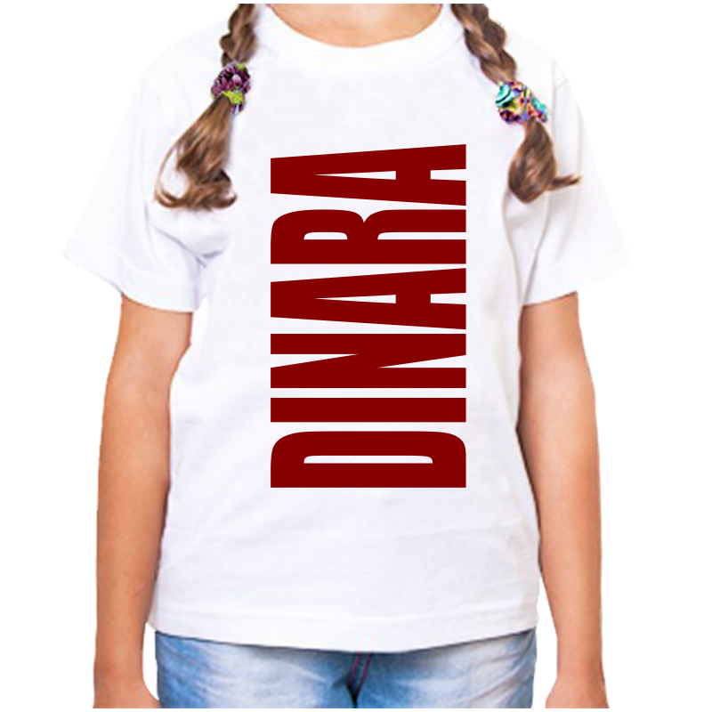 

Футболка девочке белая 24 р-р динара, Белый, fdd_dinara