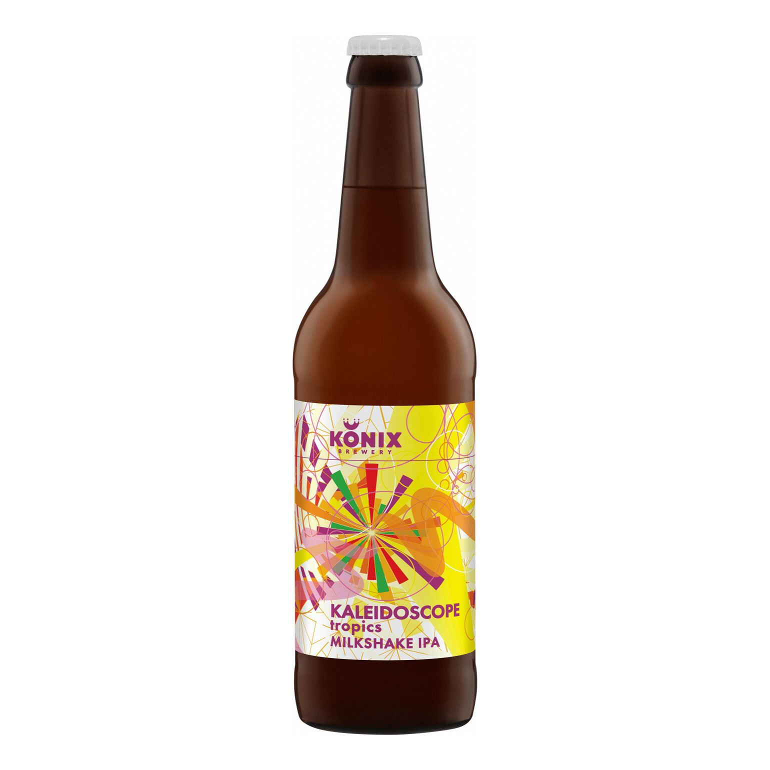 Пивной напиток Konix Brewery Kaleidoscope Tropics осветленный нефильтрованный 500 мл