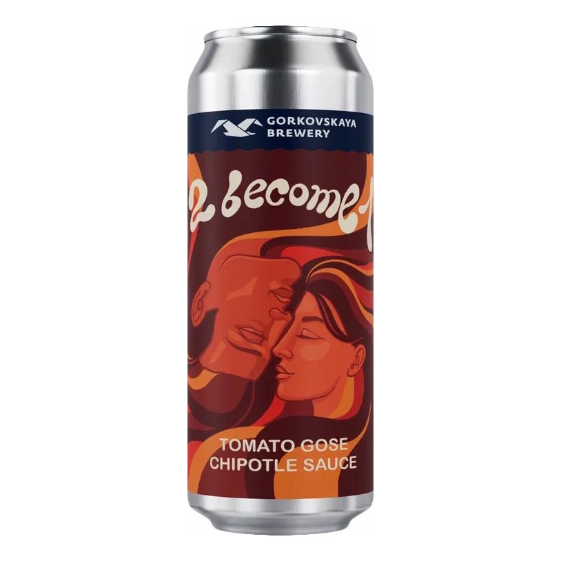 Пивной напиток Горьковская пивоварня Two Become One нефильтрованный 450 мл