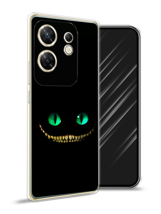 

Чехол Awog на Infinix Zero 30 4G "Зеленоглазый чеширский кот", Черный, 3105050-1