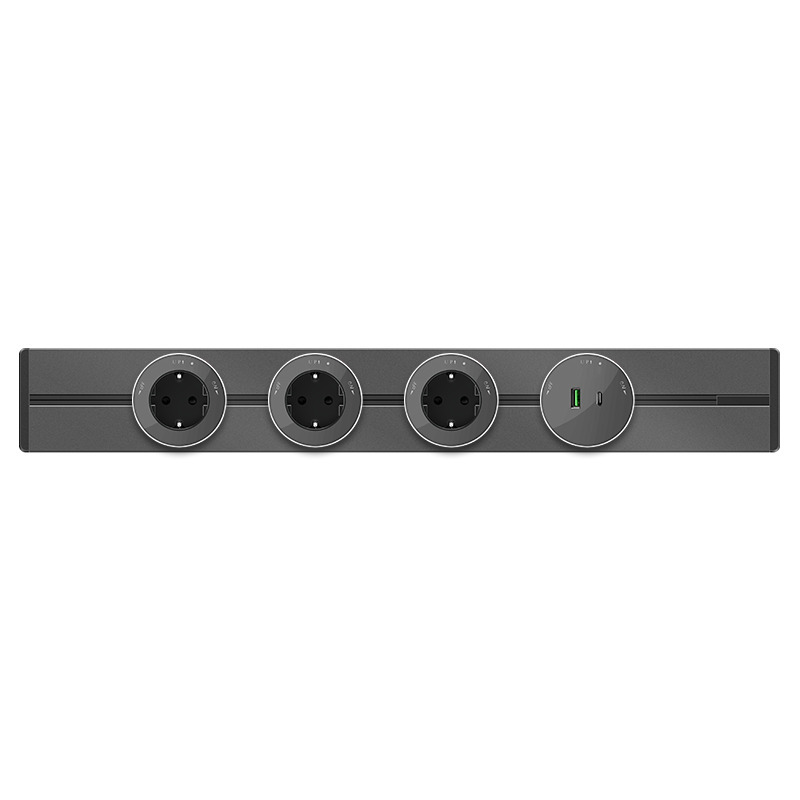 

Шина открытой установки трековой системы Systeme Electric MultiTrack, 60 см, графит, Серый