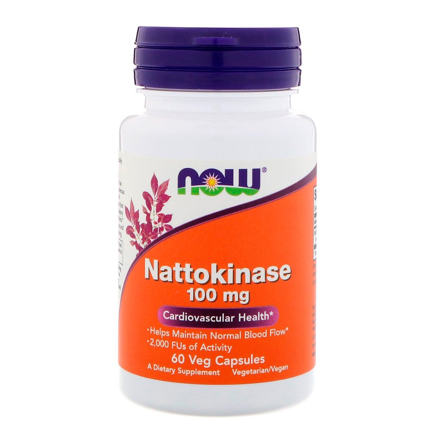 Купить Для пищеварения NOW Nattokinase 100 мг 60 капсул