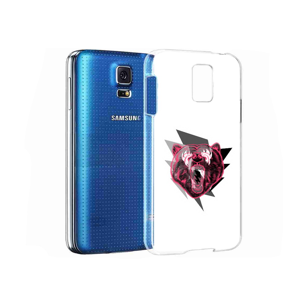 

Чехол MyPads Tocco для Samsung Galaxy S5 грозовой медведь (PT12196.512.301), Прозрачный, Tocco