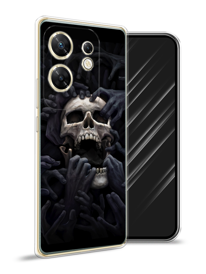 

Чехол Awog на Infinix Zero 30 4G "Череп 29", Черный;серый, 3105050-1