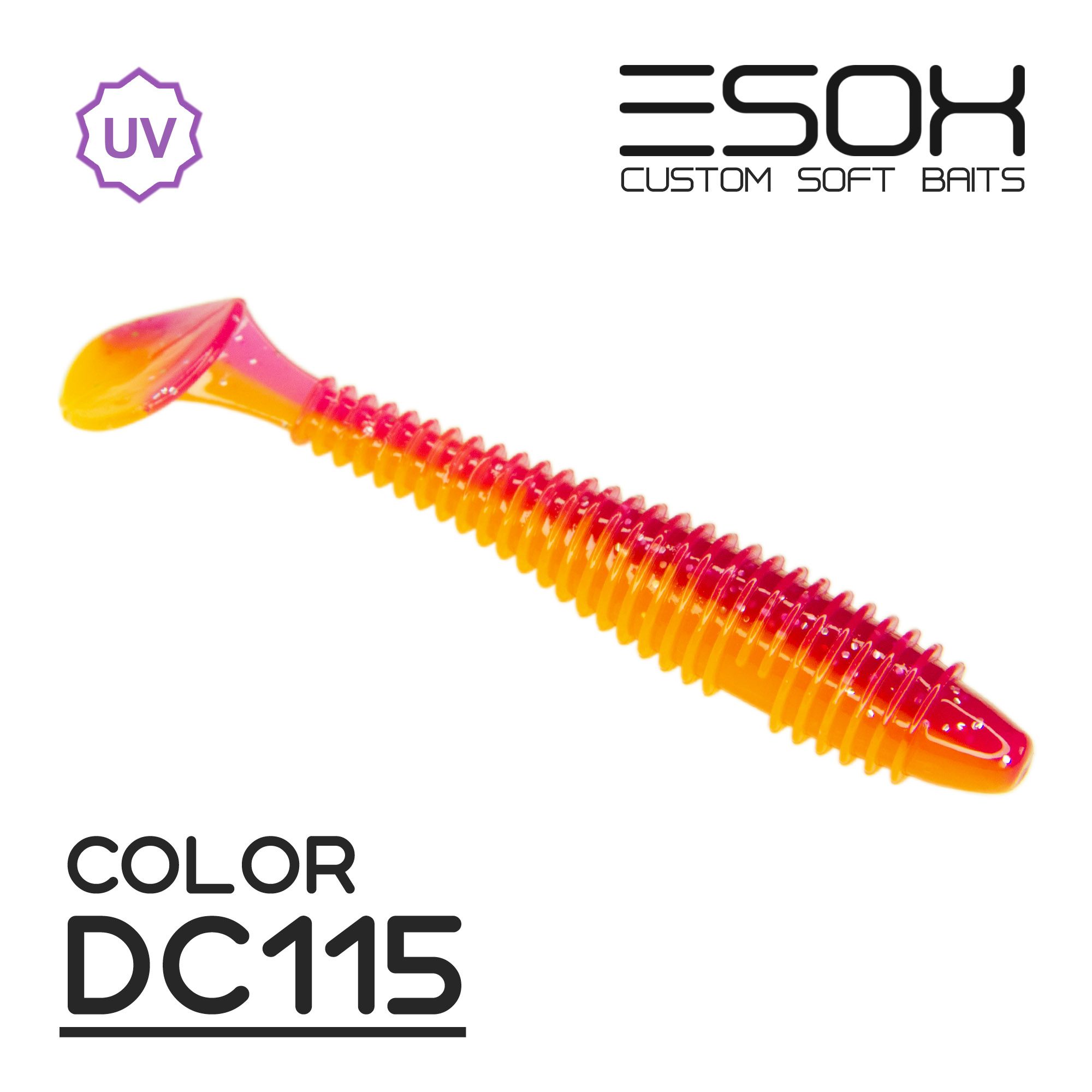 

Силиконовая приманка Esox Swinky Fat 84 мм цвет DC115 5 шт, Swinky Fat