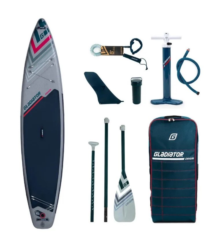 

SUP-борд Gladiator Origin 384x81x15 см gray/blue, Серый;синий;красный, Origin