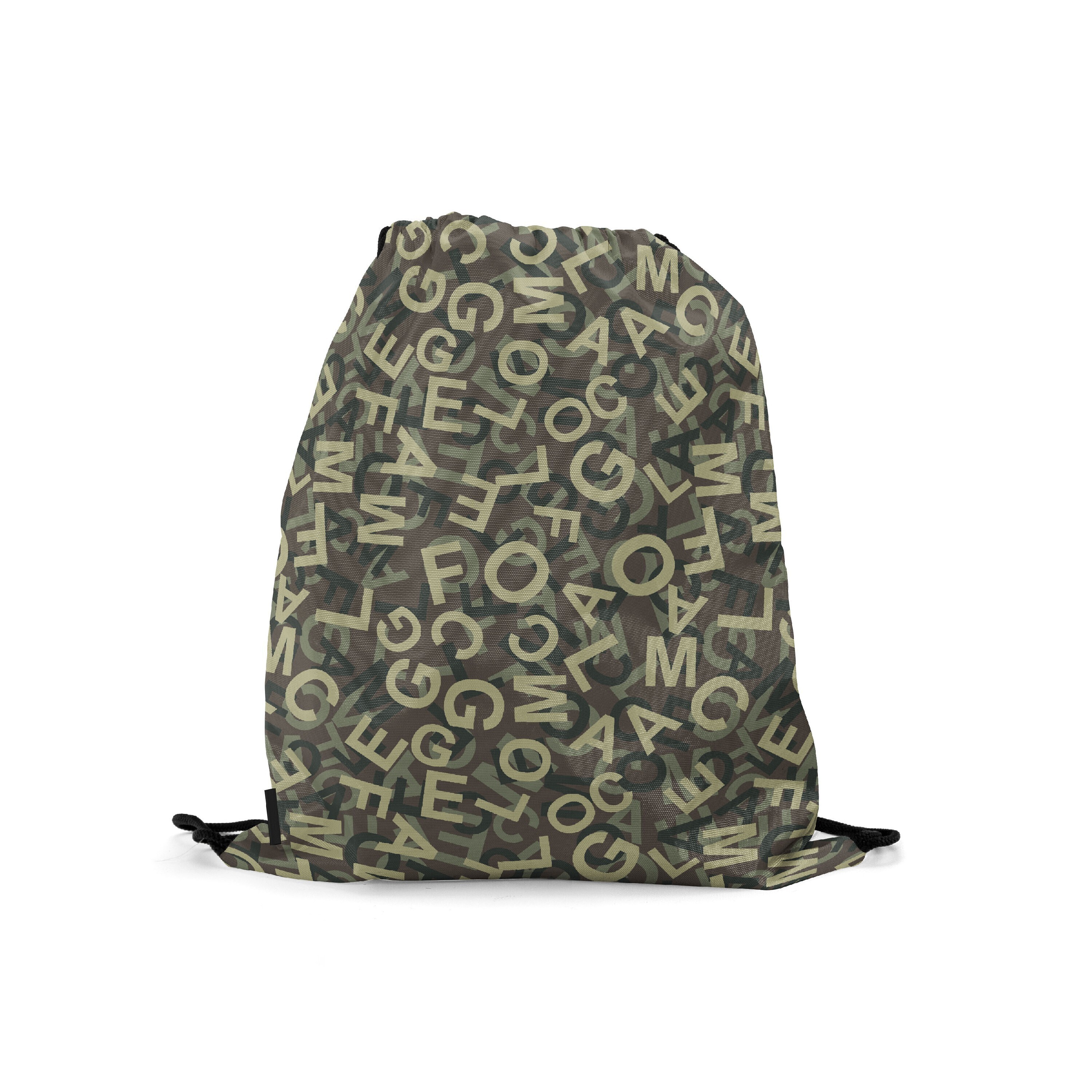 

Мешок-рюкзак для сменной обуви Burnettie CamouflagePattern13Big, Разноцветный