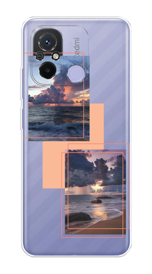 

Чехол Homey на Redmi 12C "Sky collage", Розовый;прозрачный;синий, 317550-1