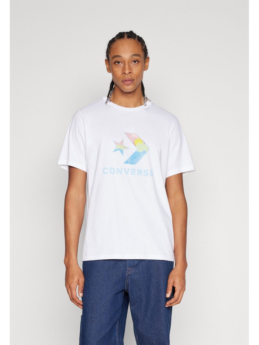 

Футболка унисекс Converse CO421004Y белая L, Белый, CO421004Y