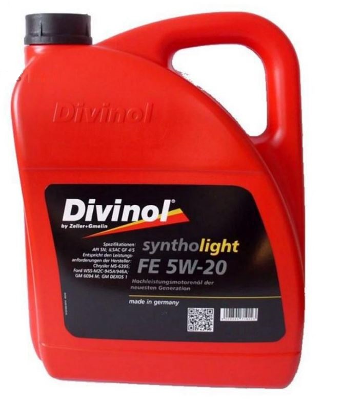 

Масло моторное DIVINOL SYNTHOLIGHT FE 5W-20 4л