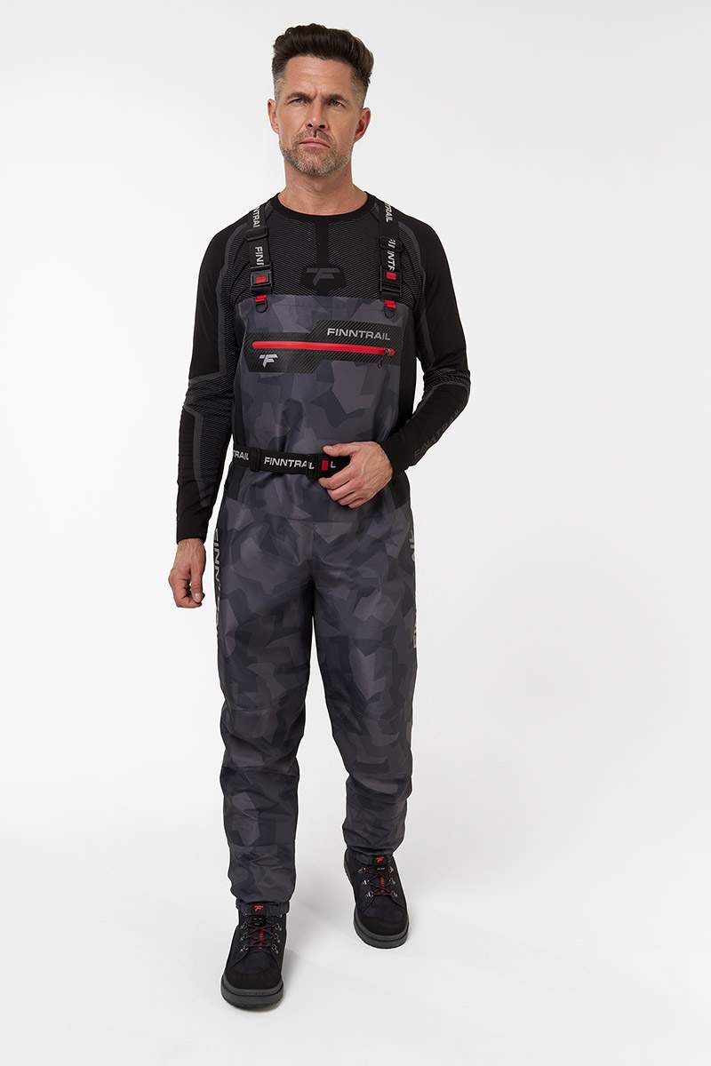 

Вейдерсы с неопреновым носком Athletic CamoShadowBlack (XXL), Серый, Athletic1532