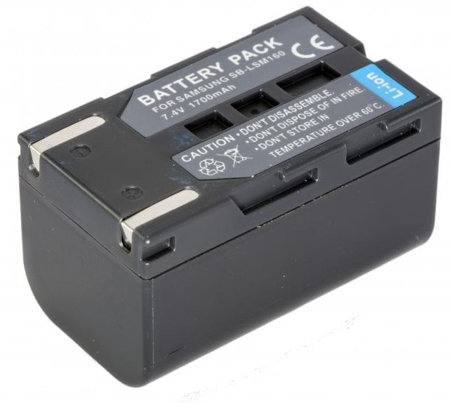 Аккумуляторная батарея SB-LSM160 для фотоаппарата Samsung SC-D263, VP-D353i, VP-D563, SC-D
