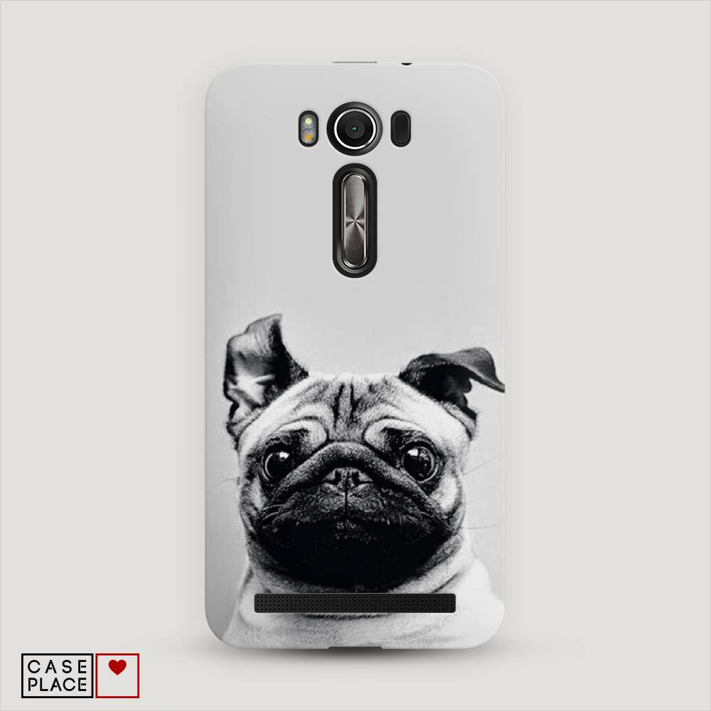 фото Чехол awog "ушастый мопс" для asus zenfone 2 laser ze500kl