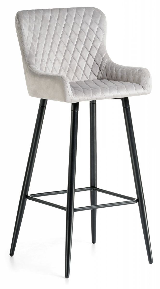 

Барный стул Mint light gray / black