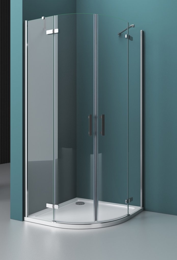 фото Belbagno душевой уголок belbagno kraft-r-2-100-c-cr