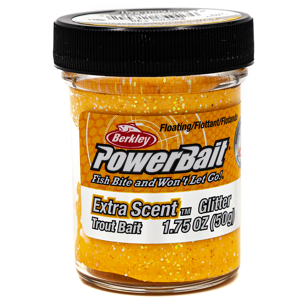 фото Форелевая паста berkley powerbait extra scent glitter 50 гр trout bait, персик