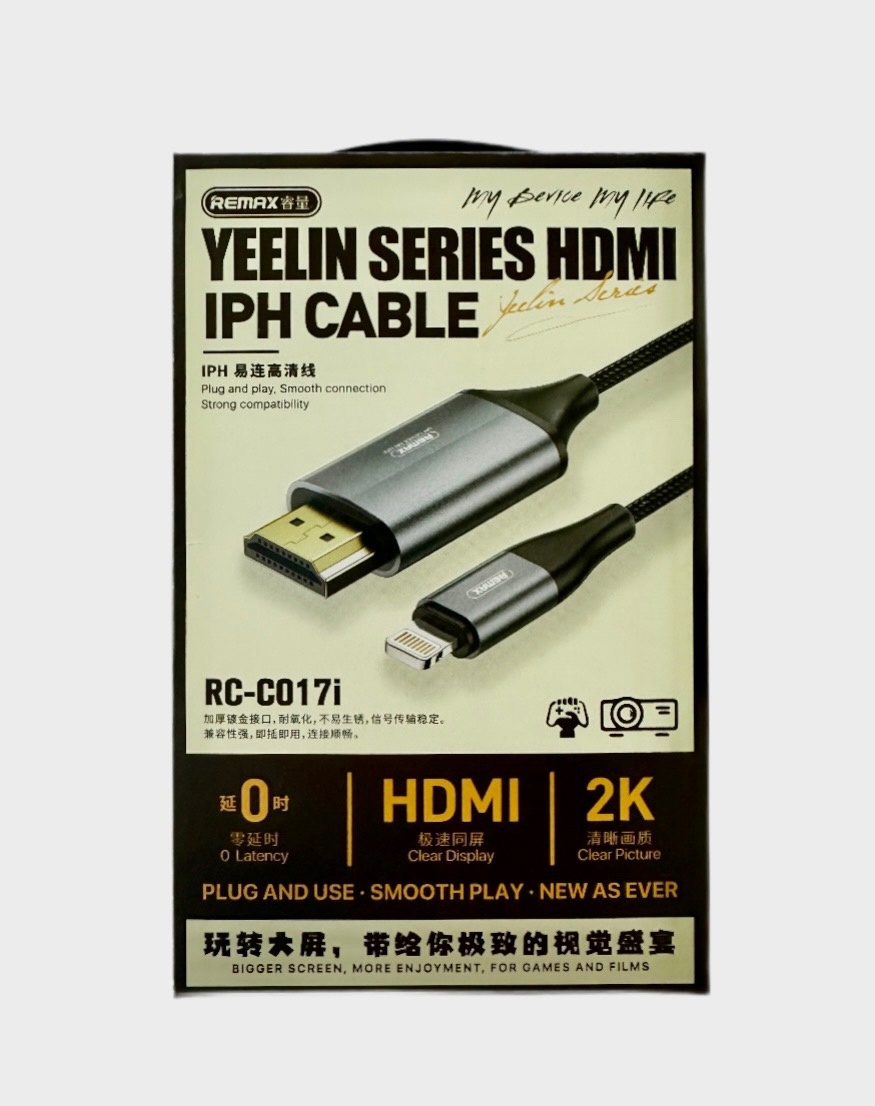 Кабель Remax HDMI-Lighting RC-C017i