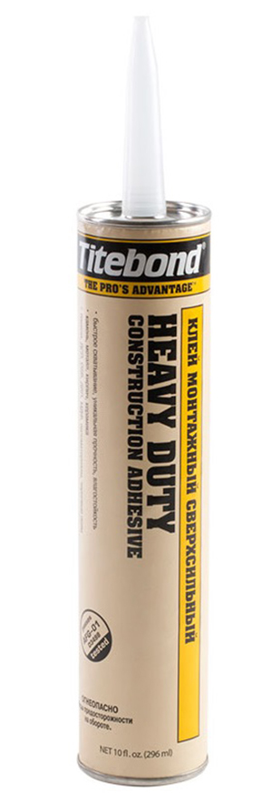 фото Клей монтажный titebond heavy duty pro сверхсильный 296мл nobrand