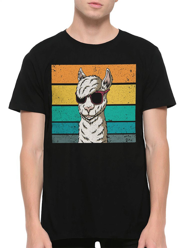 

Футболка мужская DreamShirts Studio Лама в солнечных очках / черная 3XL, Черный, Лама в солнечных очках /