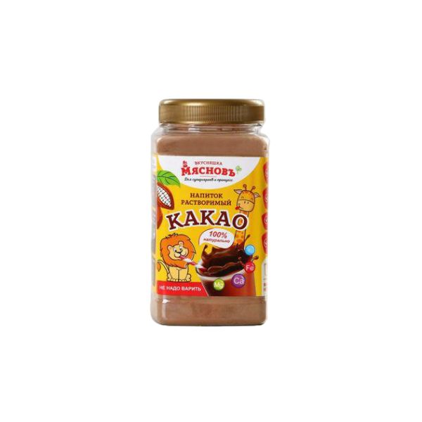 

Какао МясновЪ ВКУСНЯШКА растворимый натуральный 300 г