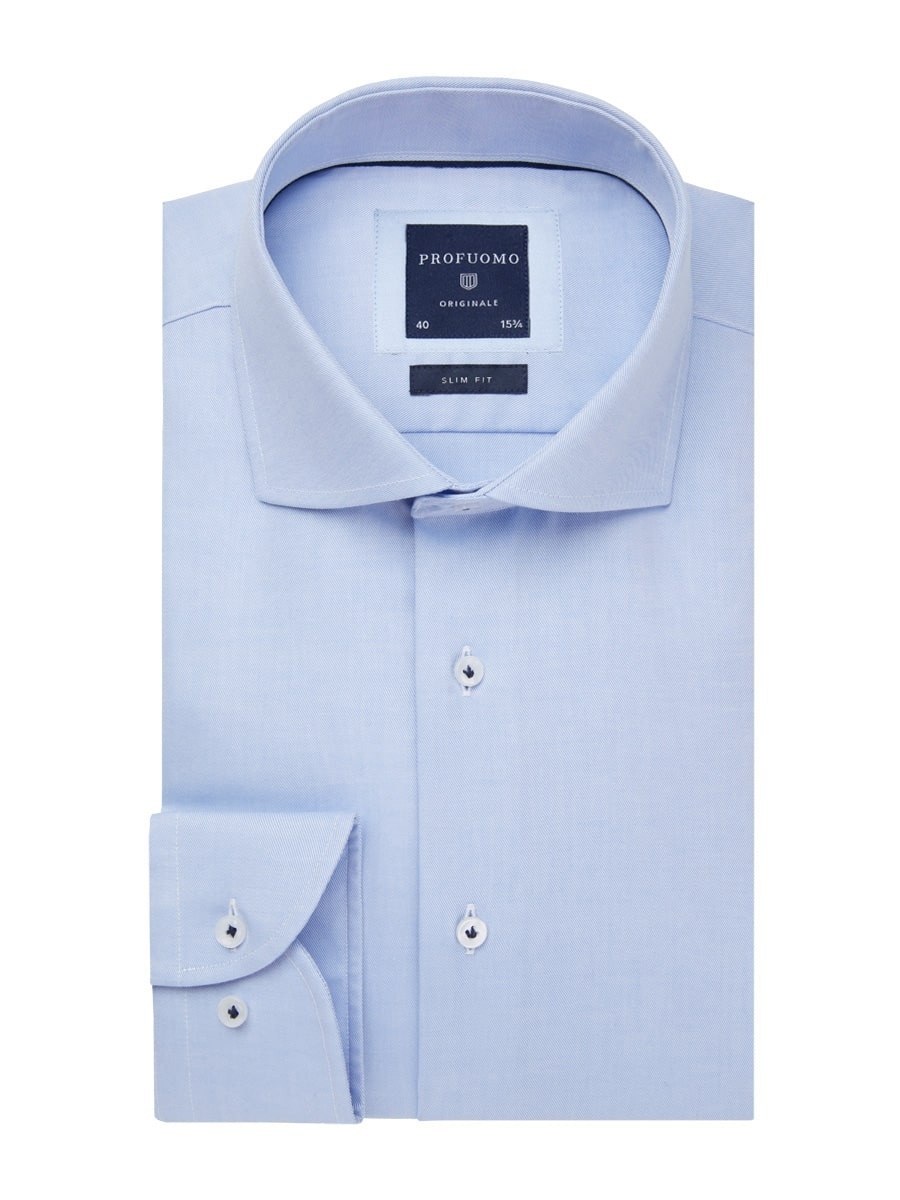 

Рубашка мужская PROFUOMO PPRH1A1084 голубая 4XL; 54 EU; 50 DE, Голубой, PPRH1A1084